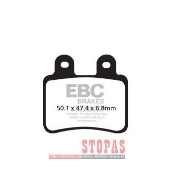 EBC Stabdžių kaladėlės PEUGEOT/DERBI