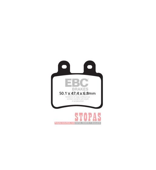EBC Stabdžių kaladėlės PEUGEOT/DERBI