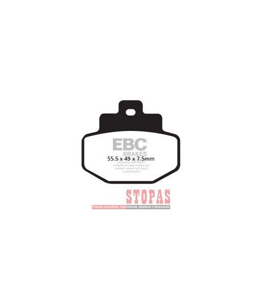 EBC Stabdžių kaladėlės VESPA