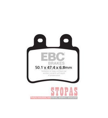 EBC Stabdžių kaladėlės PEUGEOT/DERBI