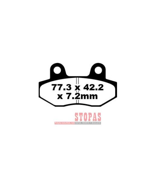 EBC Stabdžių kaladėlės SCOMADI/PEUGEOT/LEXMOTO