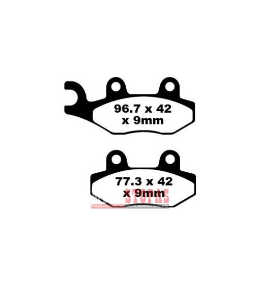 EBC Stabdžių kaladėlės SUZUKI/KYMCO/KEEWAY