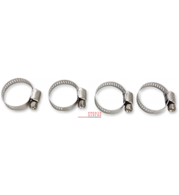 MOOSE RACING CLAMP HOSE SS 10-25MM 4PK