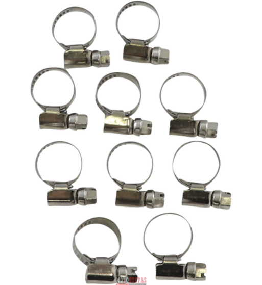 PARTS UNLIMITED HOSE CLAMP EMBOSSED 10-16