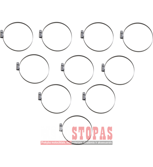 PARTS UNLIMITED HOSE CLAMP EMBOSSED 70-90
