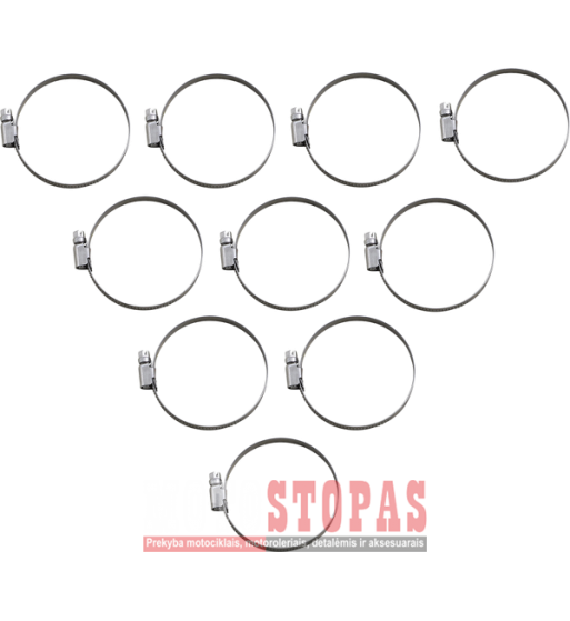 PARTS UNLIMITED HOSE CLAMP EMBOSSED 50-70