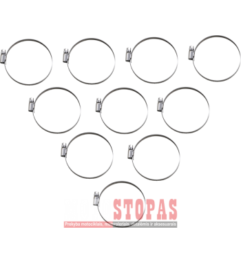 PARTS UNLIMITED HOSE CLAMP EMBOSSED 60-80