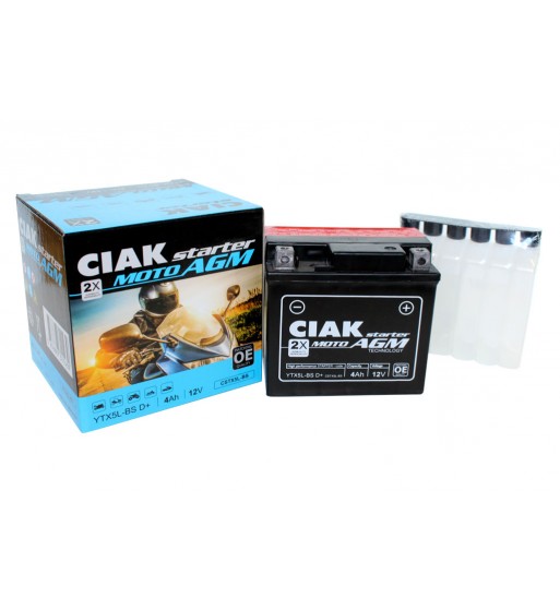 Akumuliatorius CIAK YTX5L-BS 4Ah 12V