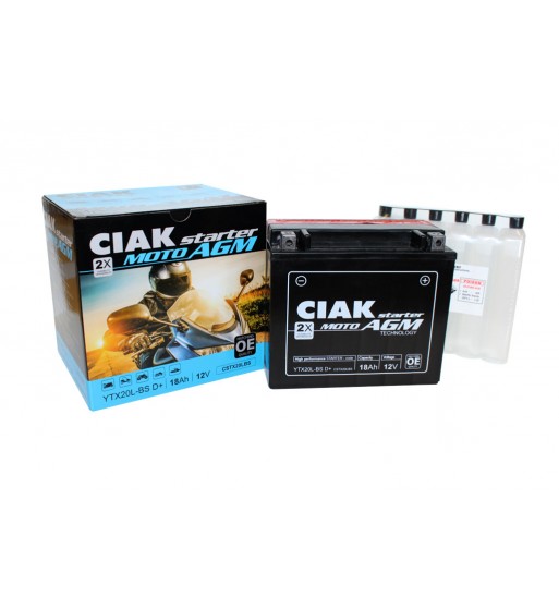 Akumuliatorius CIAK YTX20L-BS 18Ah 12V