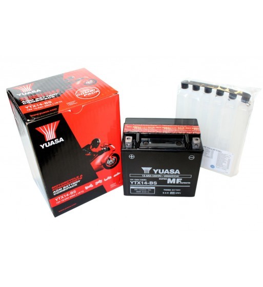 Akumuliatorius motociklui Yuasa 12V 12Ah YTX14-BS