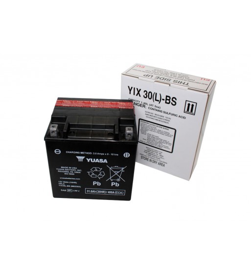 Akumuliatorius motociklui Yuasa 12V 30Ah YIX30L-BS