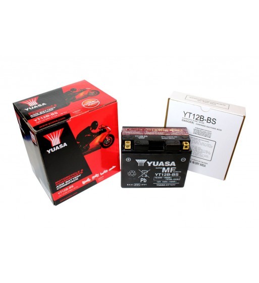 Akumuliatorius motociklui Yuasa 12V 10Ah YT12 B-BS