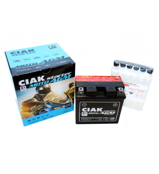 Akumuliatorius CIAK YTZ7S 6Ah 12V