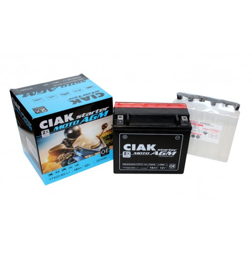 Akumuliatorius Ciak YTX20-BS 18Ah 12V