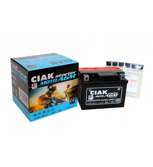 Akumuliatorius CIAK YTX4L-BS 3Ah 12V