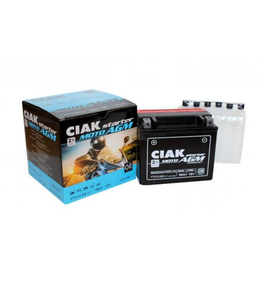 Akumuliatorius CIAK YTX12-BS 10Ah 12V