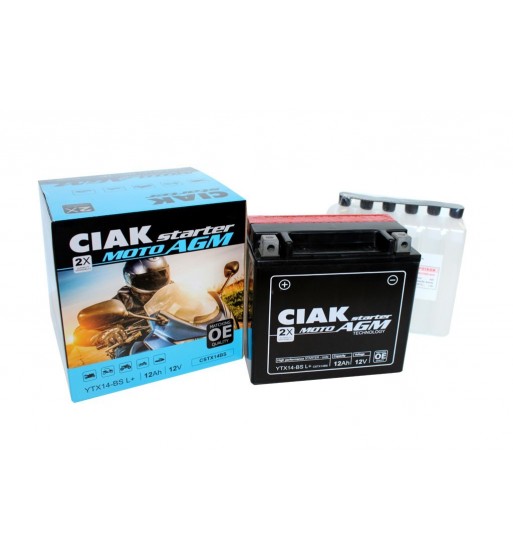 Akumuliatorius CIAK YTX14-BS 12Ah 12V