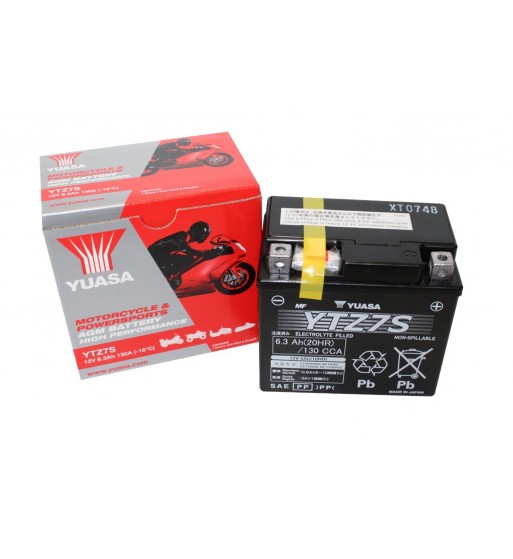 Akumuliatorius motociklui Yuasa 12V 6Ah YTZ7 S
