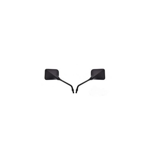 MIRROR, REAR VIEW RECT. BLACK M10