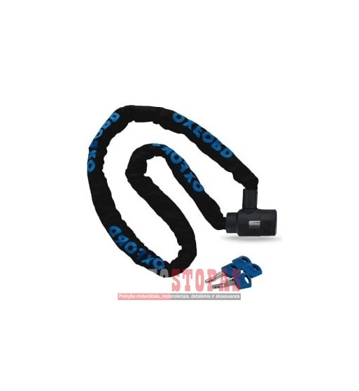 Oxford apsauga nuo vagystės black 2m x chain link 8mm