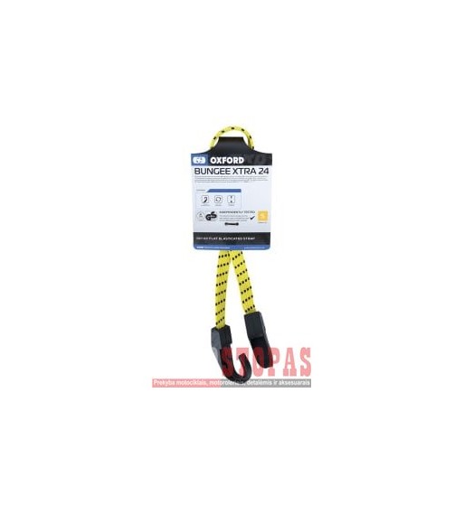 Accessory TUV/GS Bungee 16mm OXFORD colour yellow (baggage fitting rubber 800mm)