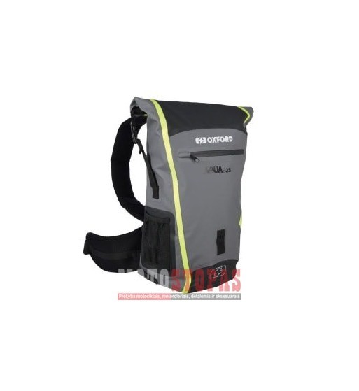 Backpack (25L) AQUA B25 Hydro OXFORD colour black/fluorescent/grey