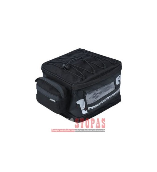 Motorcycle rear bag F-1 S18 OXFORD colour black