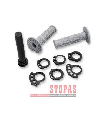 NEKEN THROTTLE TUBE AND GRIPS BLACK