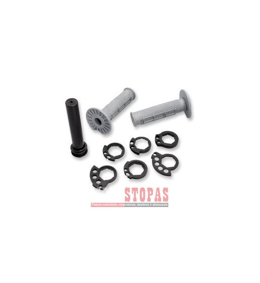 NEKEN THROTTLE TUBE AND GRIPS BLACK