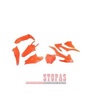 UFO PLASTIKŲ KOMPLEKTAS KTM FLUO ORANGE