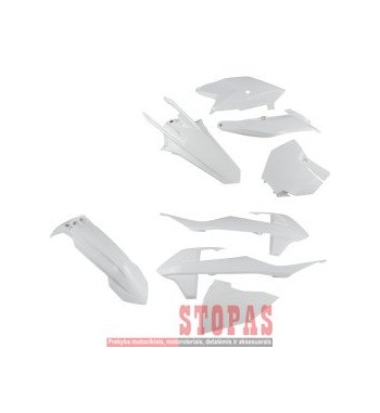 UFO PLASTIKŲ KOMPLEKTAS KTM WHITE