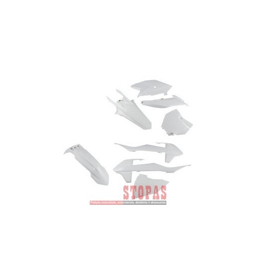 UFO PLASTIKŲ KOMPLEKTAS KTM WHITE