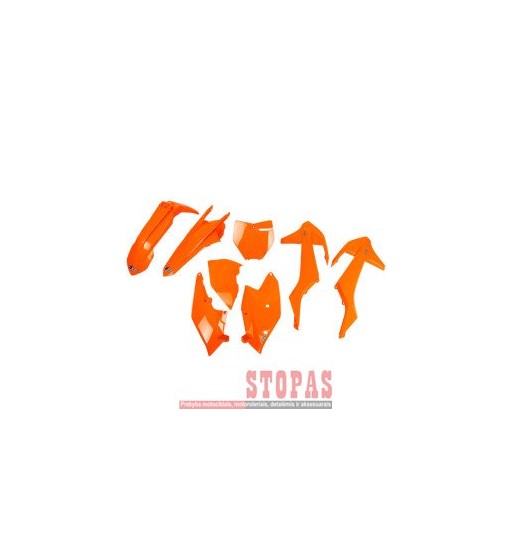 UFO PLASTIKŲ KOMPLEKTAS FLUO ORANGE