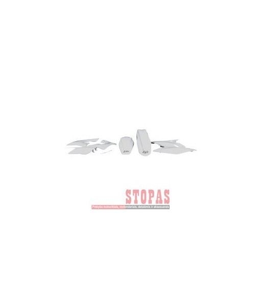 UFO COMPLETE BODY KIT KAWASAKI KXF250 WHITE