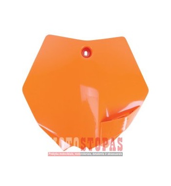UFO FRONT NUMBER PLATE KTM 65SX ORANGE