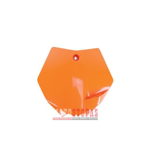 UFO FRONT NUMBER PLATE KTM 65SX ORANGE