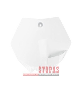 UFO FRONT NUMBER PLATE KTM 65SX WHITE