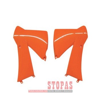 UFO RADIATOR COVERS KTM 85SX ORANGE
