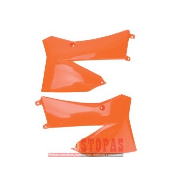 UFO RADIATOR COVERS KTM 85SX ORANGE