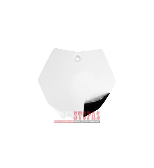 UFO FRONT NUMBER PLATE KTM 85/105 WHITE