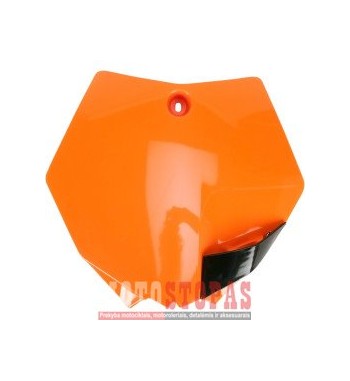 UFO FRONT NUMBER PLATE KTM SX85 FLUO ORANGE