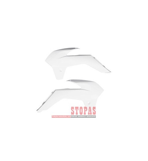 UFO RADIATOR COVERS KTM 85/105 WHITE