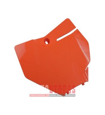 UFO FRONT NUMBER PLATE KTM ORANGE