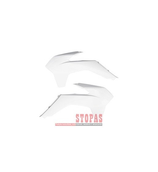 UFO RADIATOR COVERS KTM SX/SX-F/EXC WHITE