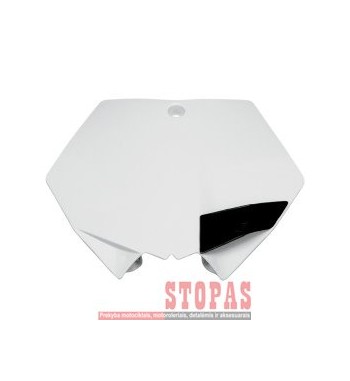 UFO FRONT NUMBER PLATE KTM SX/SX-F WHITE