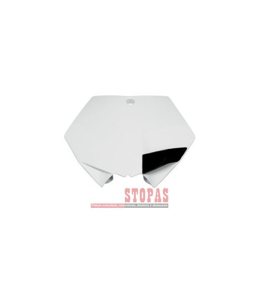 UFO FRONT NUMBER PLATE KTM SX/SX-F WHITE