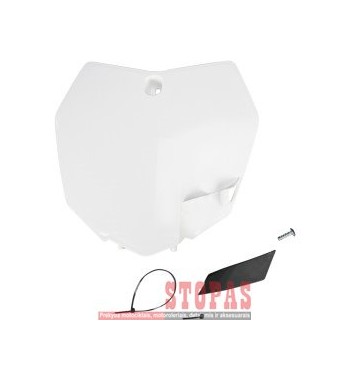 UFO FRONT NUMBER PLATE KTM SX/SX-F WHITE