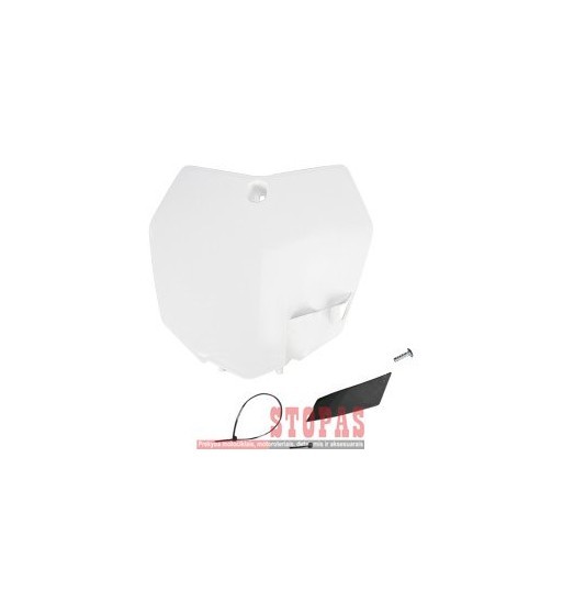 UFO FRONT NUMBER PLATE KTM SX/SX-F WHITE