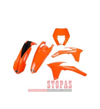 UFO Plastikų komplektas  KTM EXC ORANGE