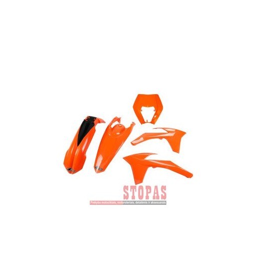 UFO Plastikų komplektas  KTM EXC ORANGE
